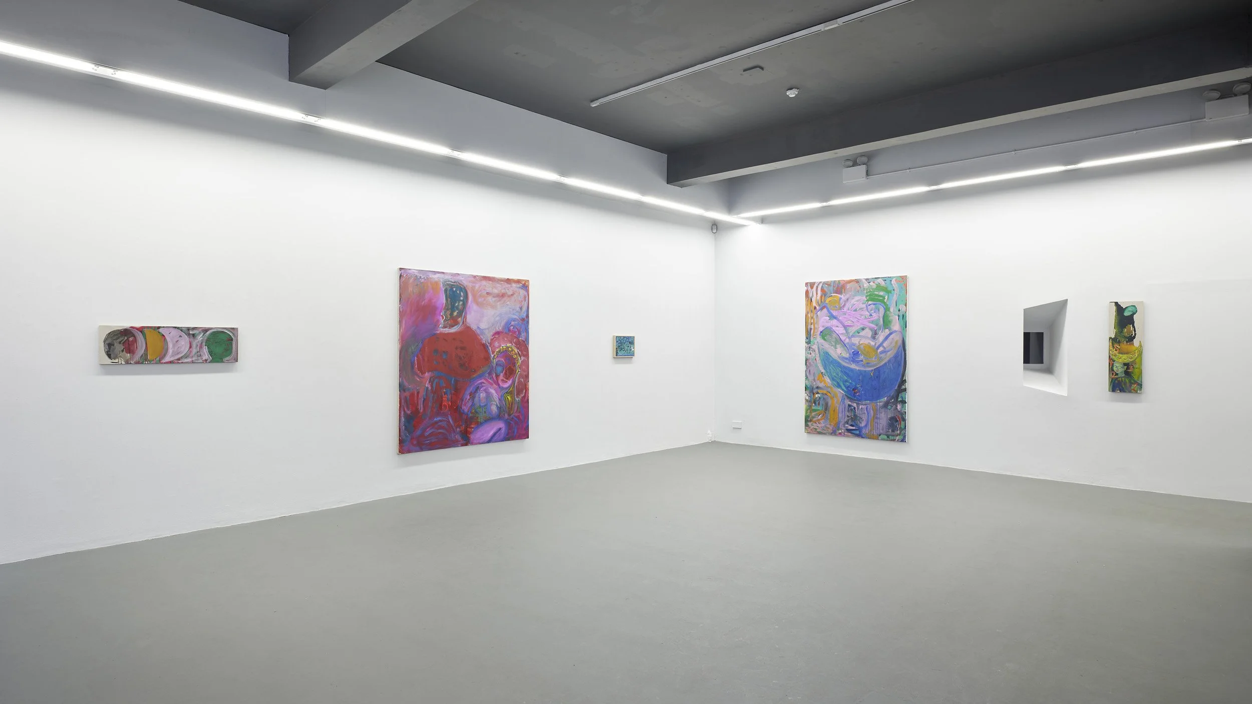   Lucy Stein ,  Lunula . Installation view, Temple Bar Gallery + Studios, Dublin. Photography by Ros Kavanagh. 