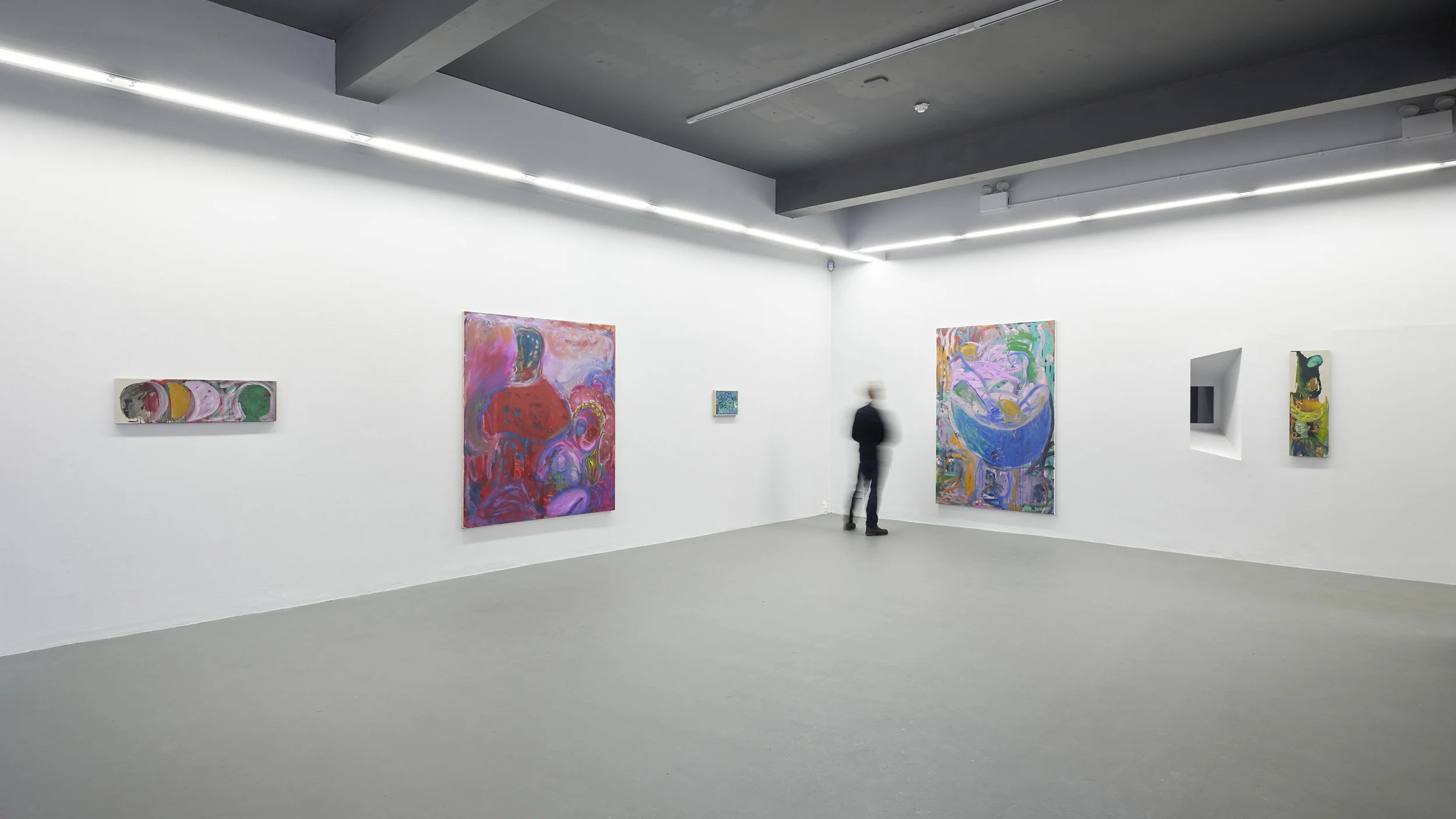   Lucy Stein ,  Lunula . Installation view, Temple Bar Gallery + Studios, Dublin. Photography by Ros Kavanagh. 