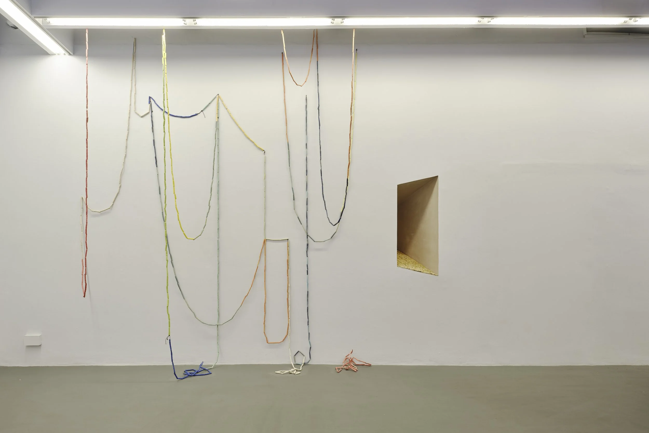   Vanessa Donoso López ,&nbsp; (O-O-O).  Installation view, Temple Bar Gallery + Studios, Dublin. Photograph by Ros Kavanagh. 