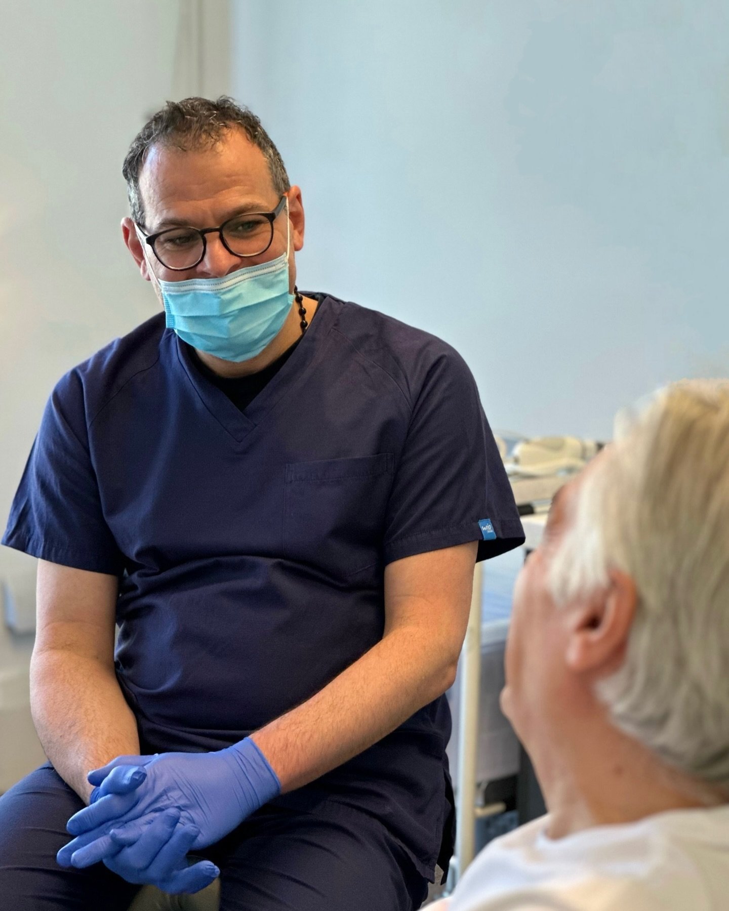Our fantastic implantologist, Samo, working hard in the clinic today! Crafting confident smiles, one implant at a time. 😁✨