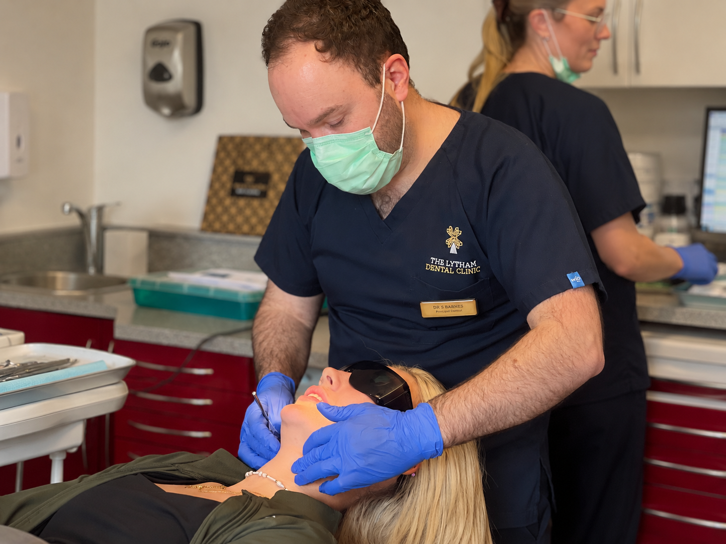 Dental patient check-up at The Lytham Dental Clinic