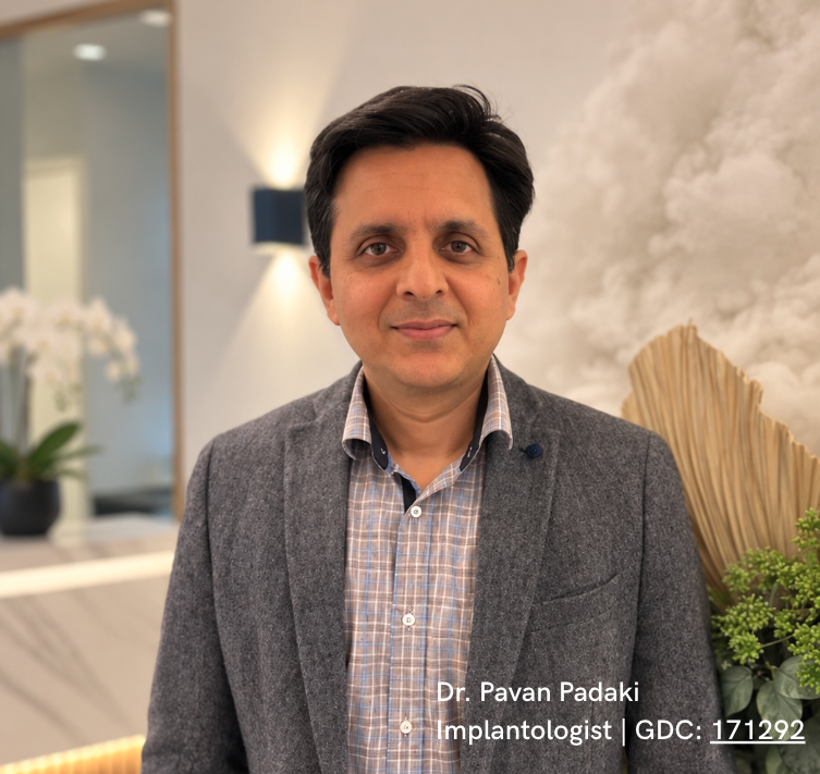 DR Pavan Padaki, Implantologist at The Lytham Dental Clinic