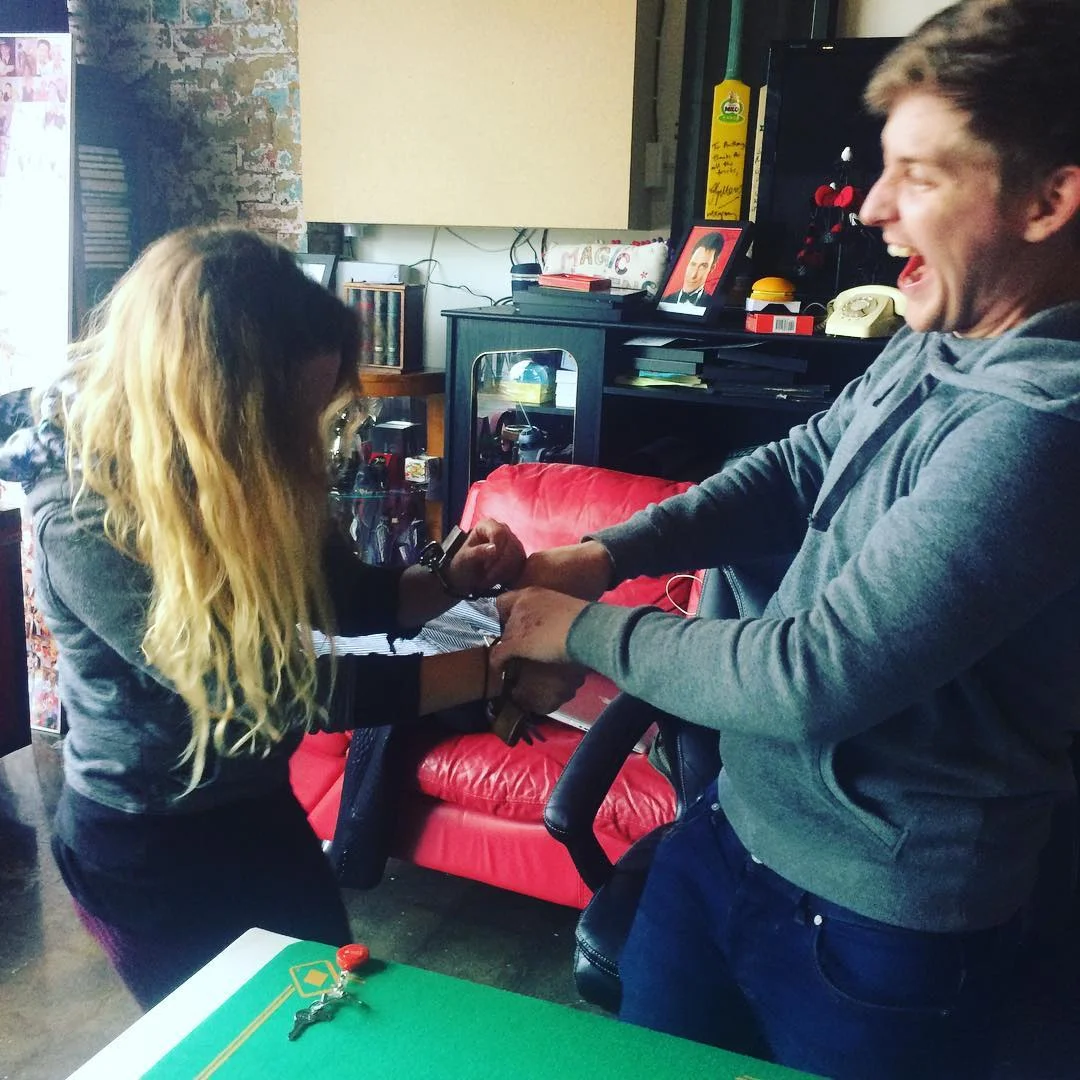 Chelsea & Bradley Try Escapology at Magic School of Confidence
