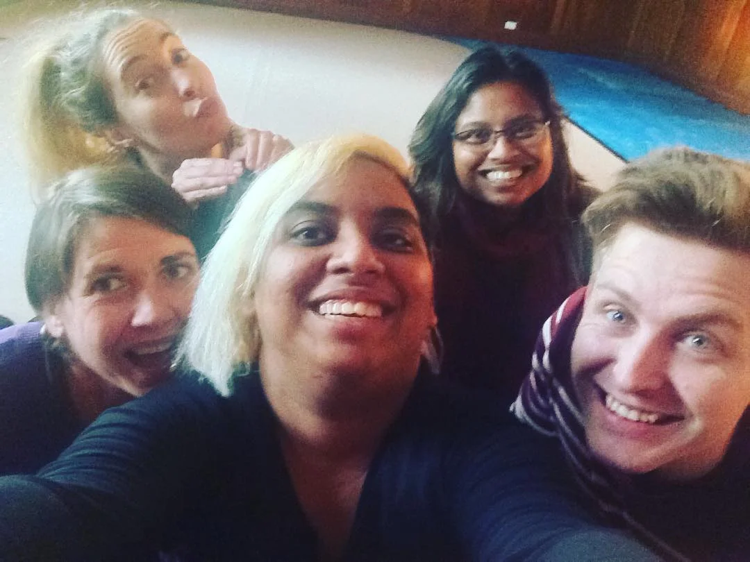 Sonia, Chelsea, Sharmini, Bradley, Tiara at Women's Circus