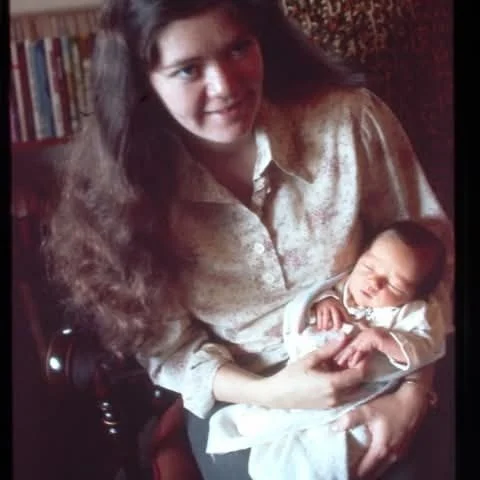 Debra with Baby David - 1981 FB_IMG_1740176025675.jpg