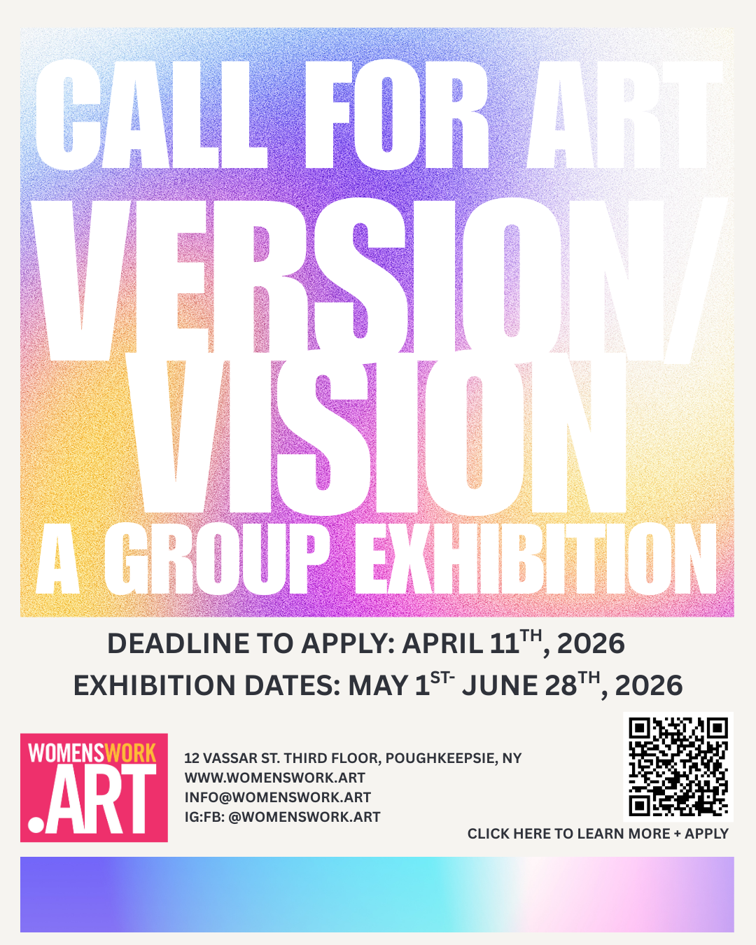 VersionVision Call for Art flyer.png