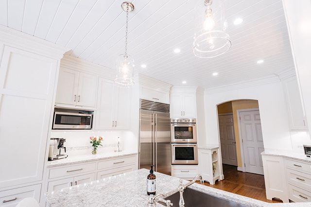 Kitchen renovations are always a creative challenge, and this one was no different!

We knew the clean design aesthetic our client was looking for, but we still wanted to take advantage of these tall ceilings and the space they provided.&nbsp; We als