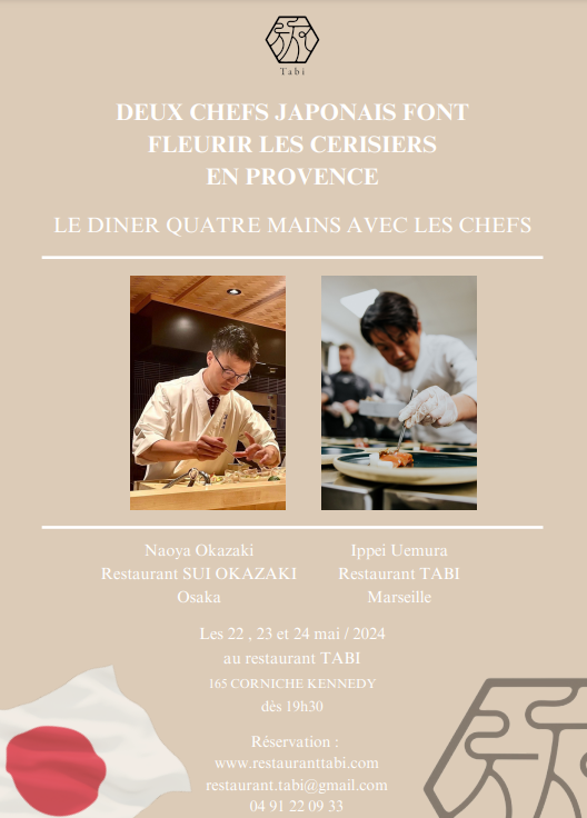 Deux chefs japonais font fleurir les cerisiers en Provence