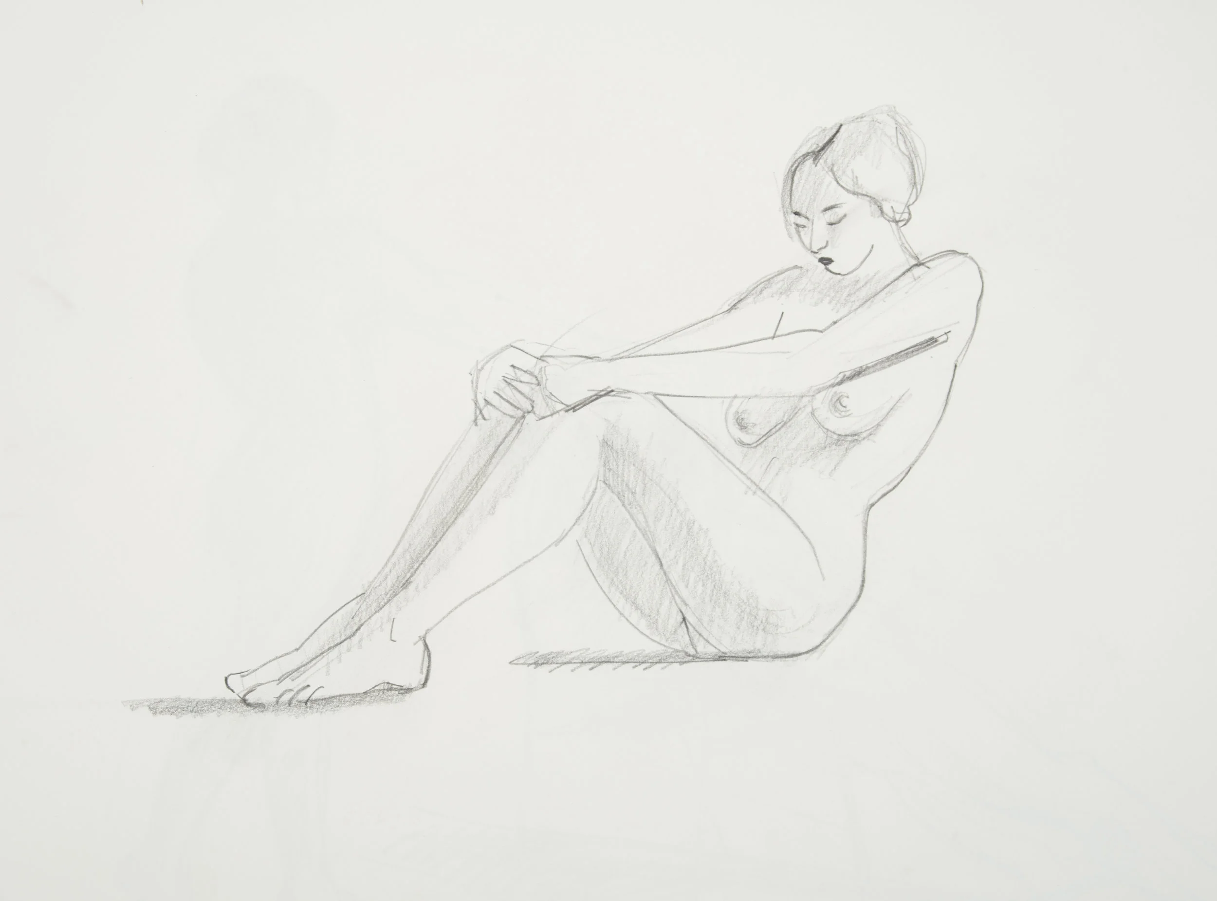 conte on paper A2