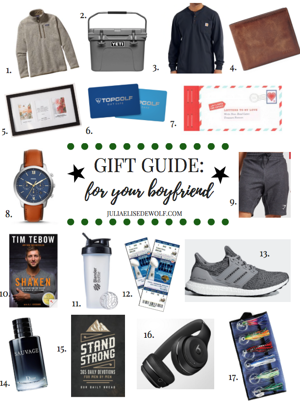 gifts to get your boyfriend