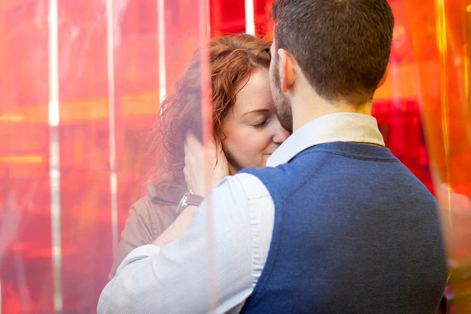 Rainy Day Engagement Photoshoot in London