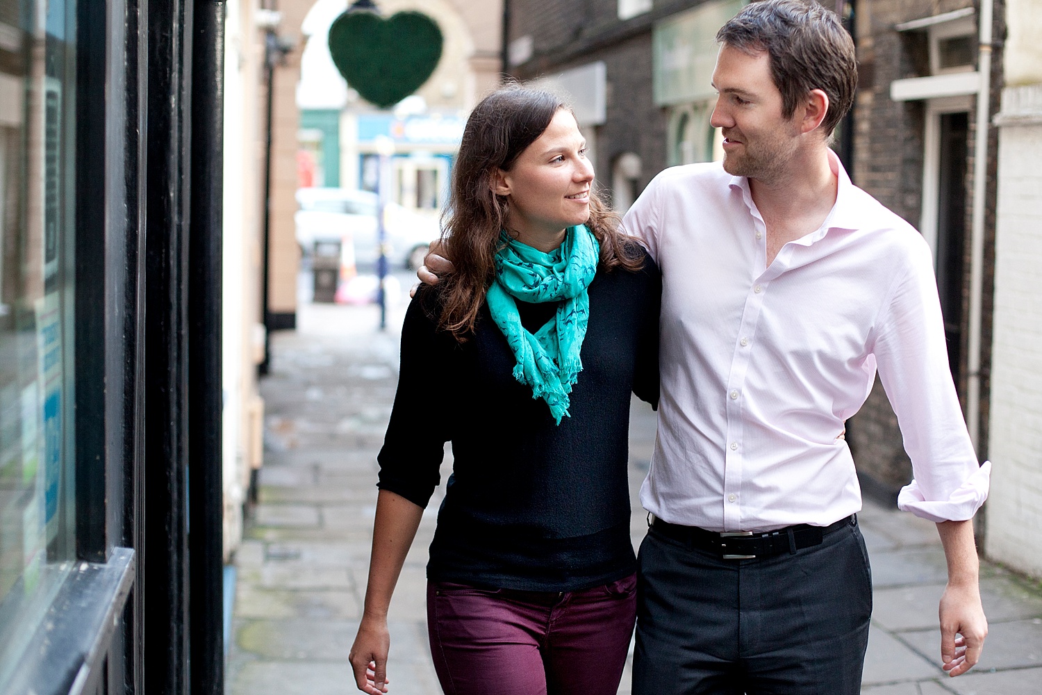 Sunset engagement photoshoot in Greenwich