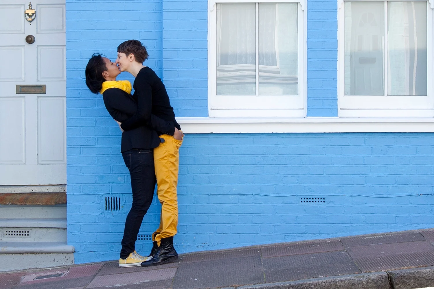 Fun LGBTQ+ Brighton engagement photoshoot