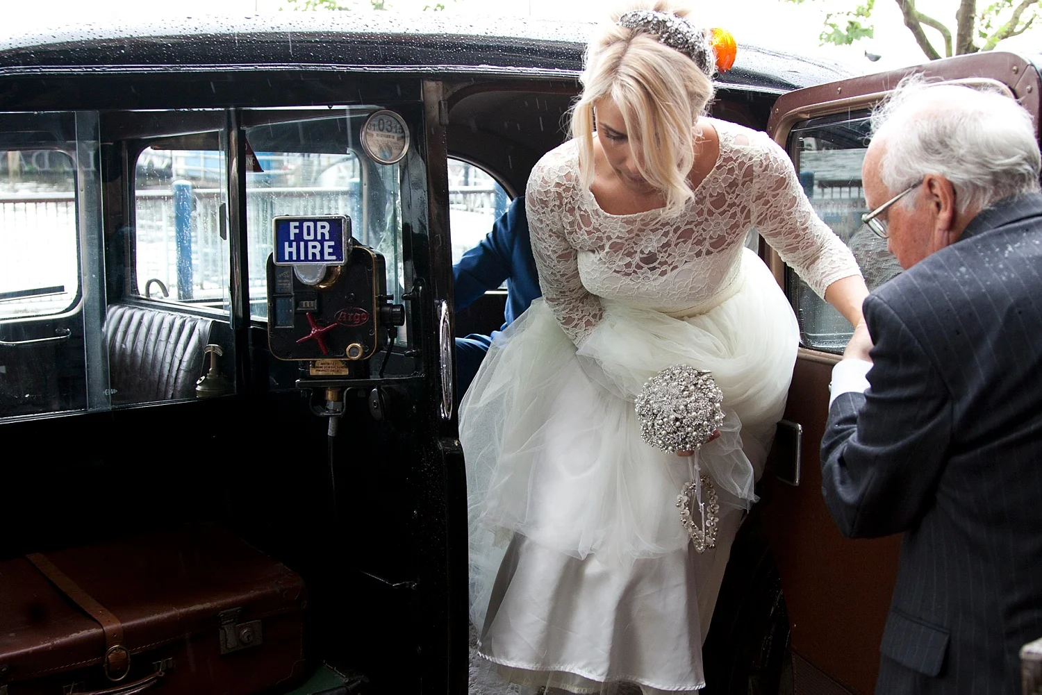 Modern Vintage Style Wedding Photos at The Star and Garter in London 