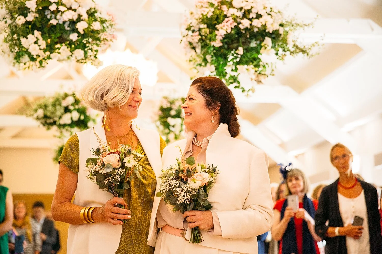 Stoke Place Wedding Photos Featuring Two Brides &amp; Their Dogs