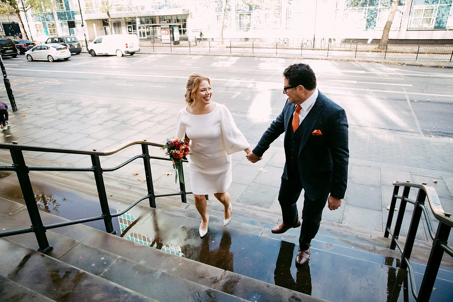 Cozy &amp; Relaxed Winter Micro Wedding at Old Marylebone Town Hall