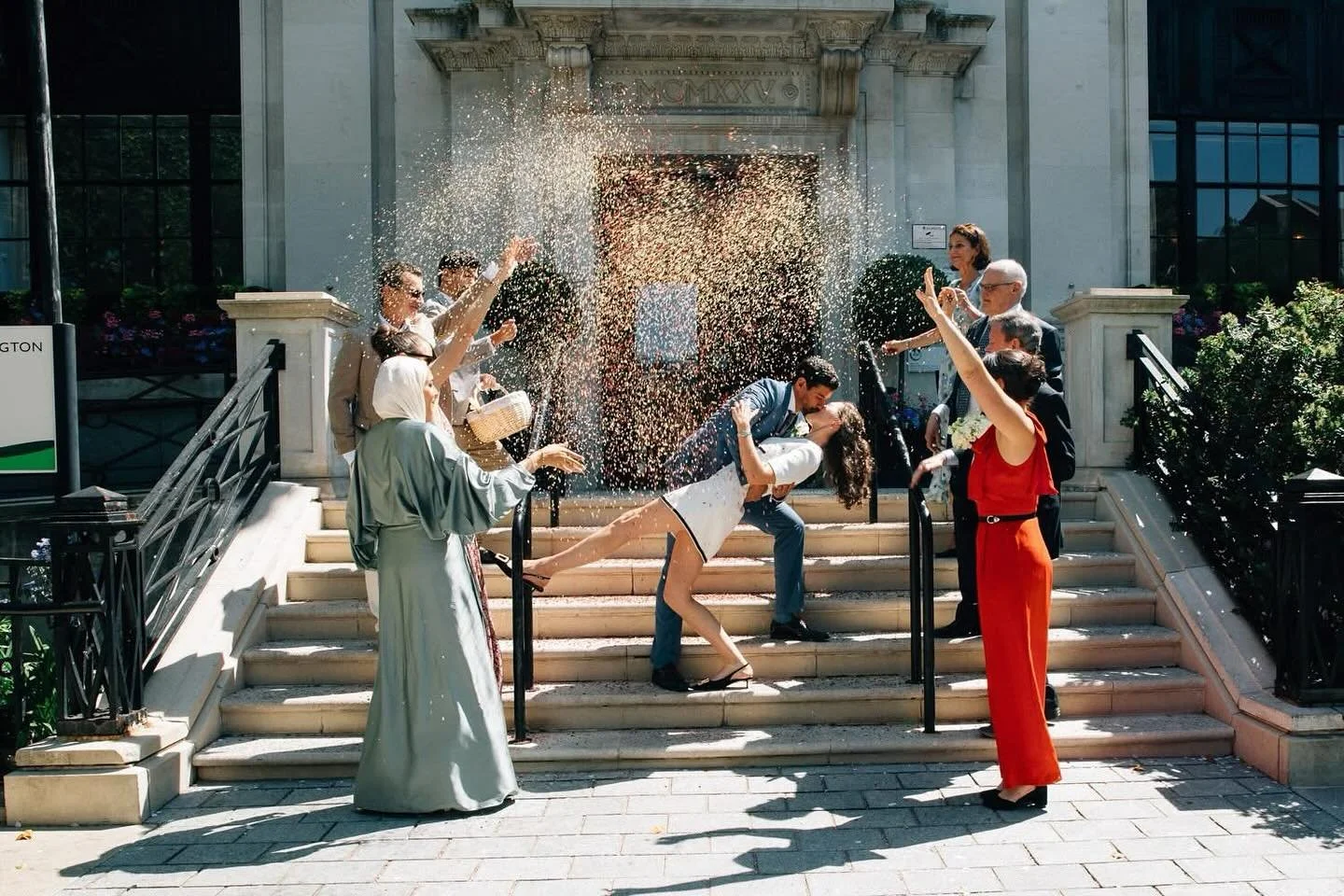 This is what joy looks like. Alex &amp; Mo just married at Islington Town Hall, showered in confetti, bathed in sunshine, and completely wrapped up in the most joyful moment!
 

Venue @sayidoislington 

#IslingtonTownHallWedding #LondonWedding #Londo