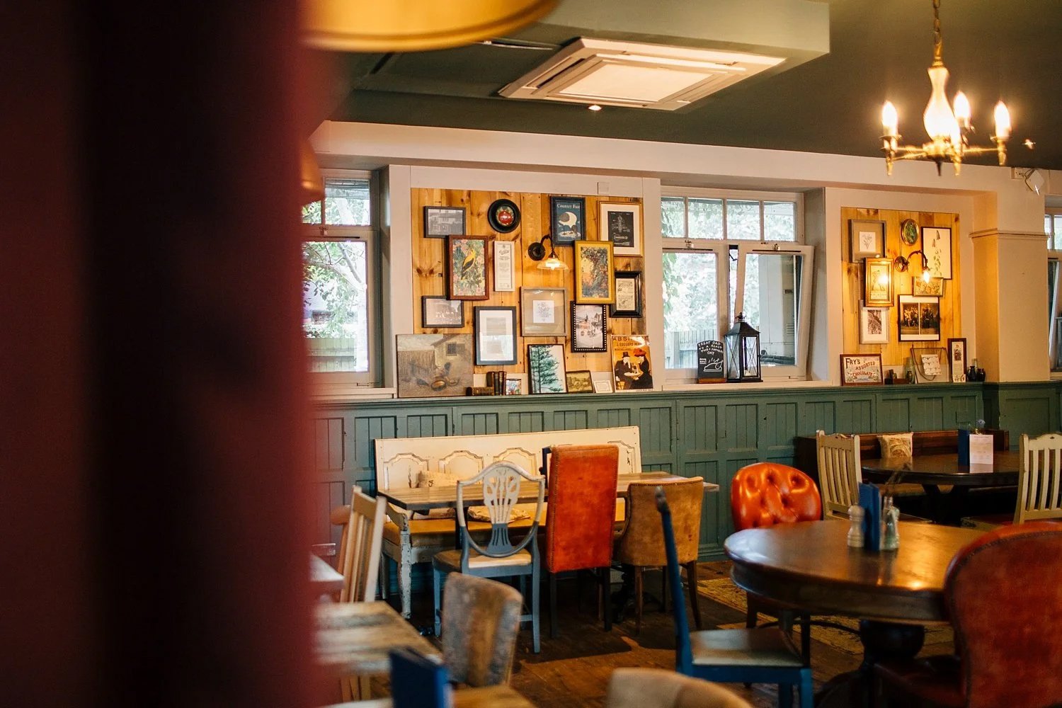 Interior of The Alexander Pope in Twickenham before an Orleans House Gallery wedding