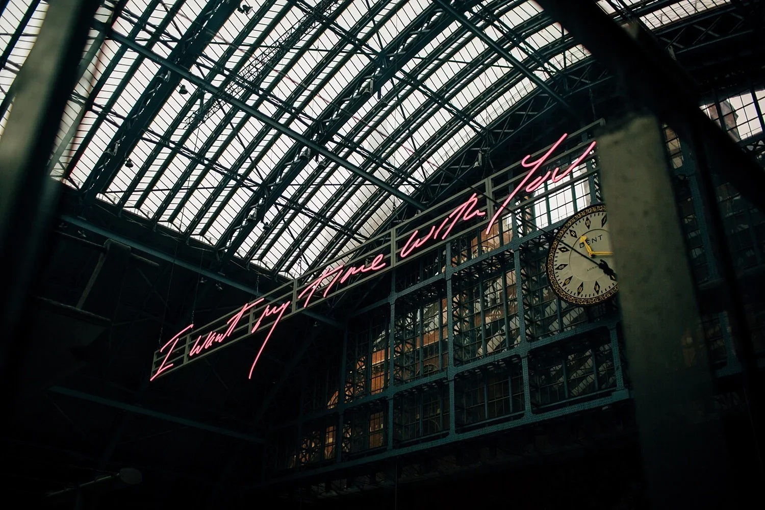 St Pancras International station during an intimate London wedding