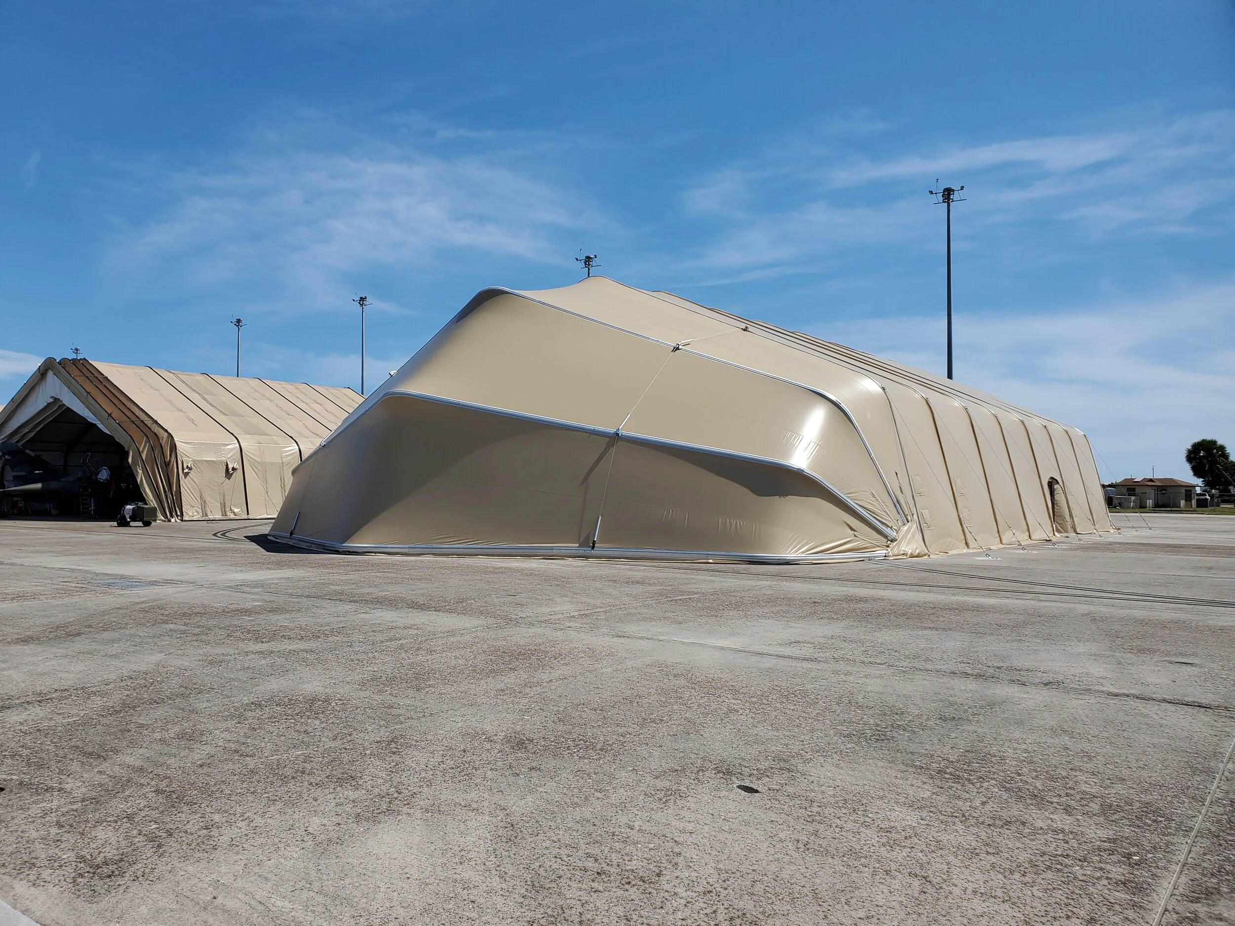 LAMS - Large Area Maintenance Shelter — Celina Military Shelters