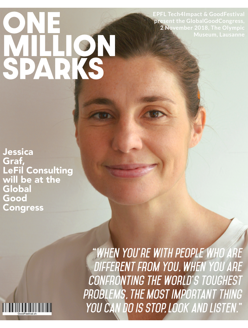      

 
   Jessica Graf helps startups, corporations, donors, NGOs, governments and their constituencies reconcile the objectives of sustainable growth and inclusive, social impact. 
 






















     