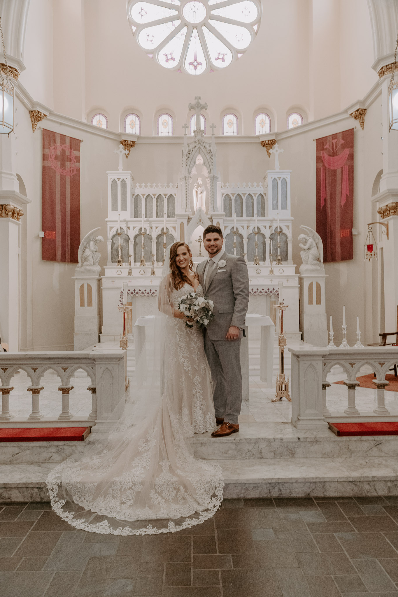 Catholic Houston Texas Flare Wedding Bell Tower-7931.jpg