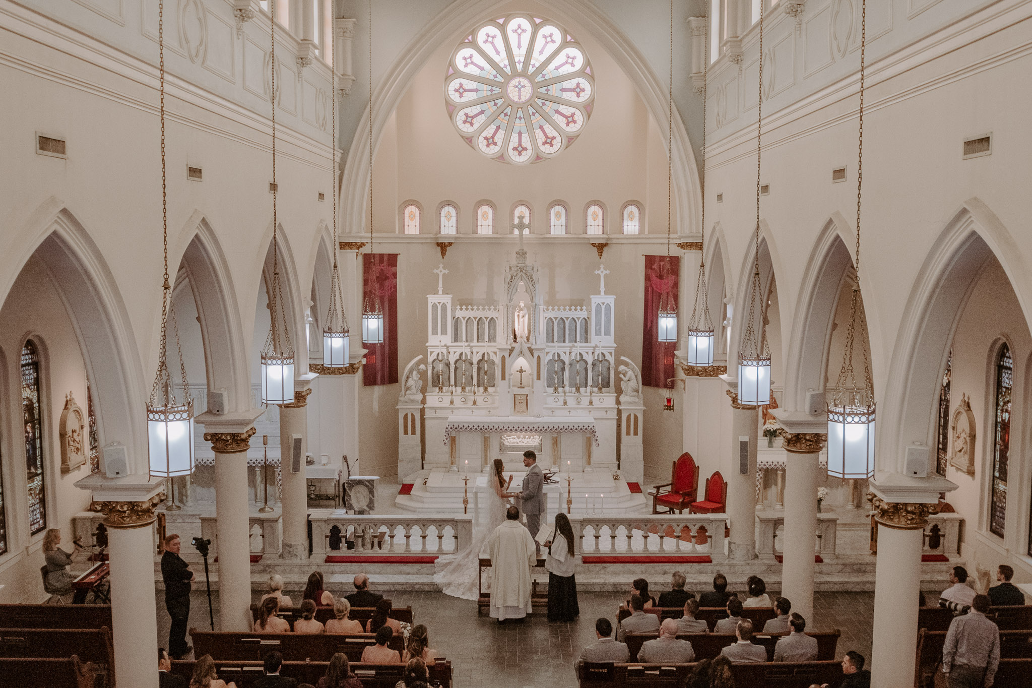 Catholic Houston Texas Flare Wedding Bell Tower-1702.jpg