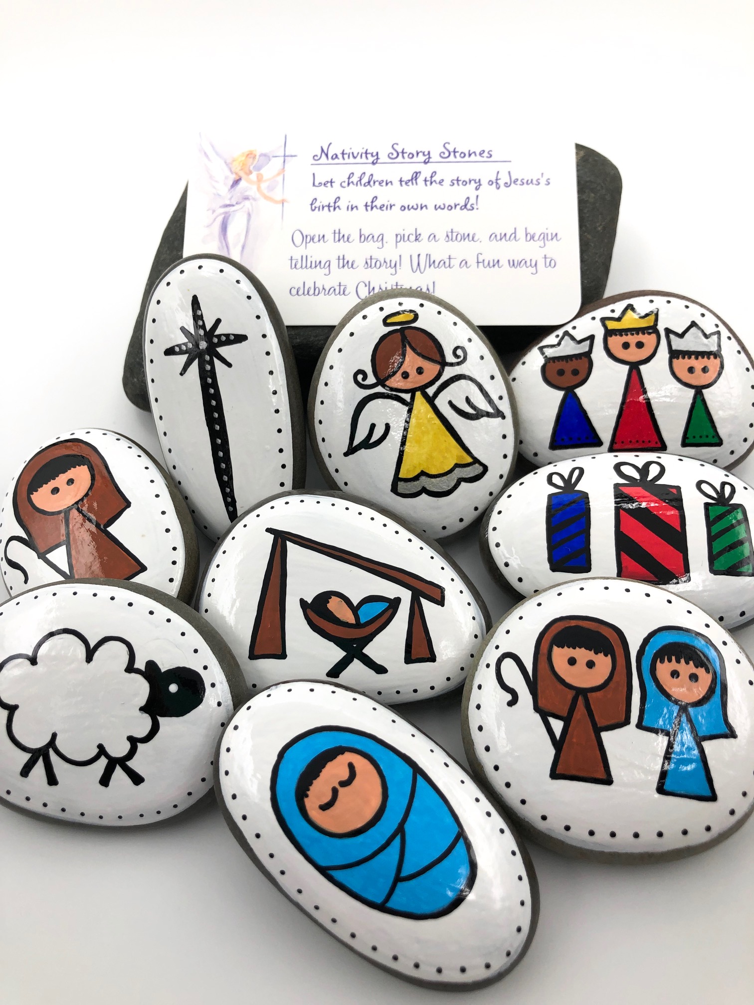 Nativity story stones