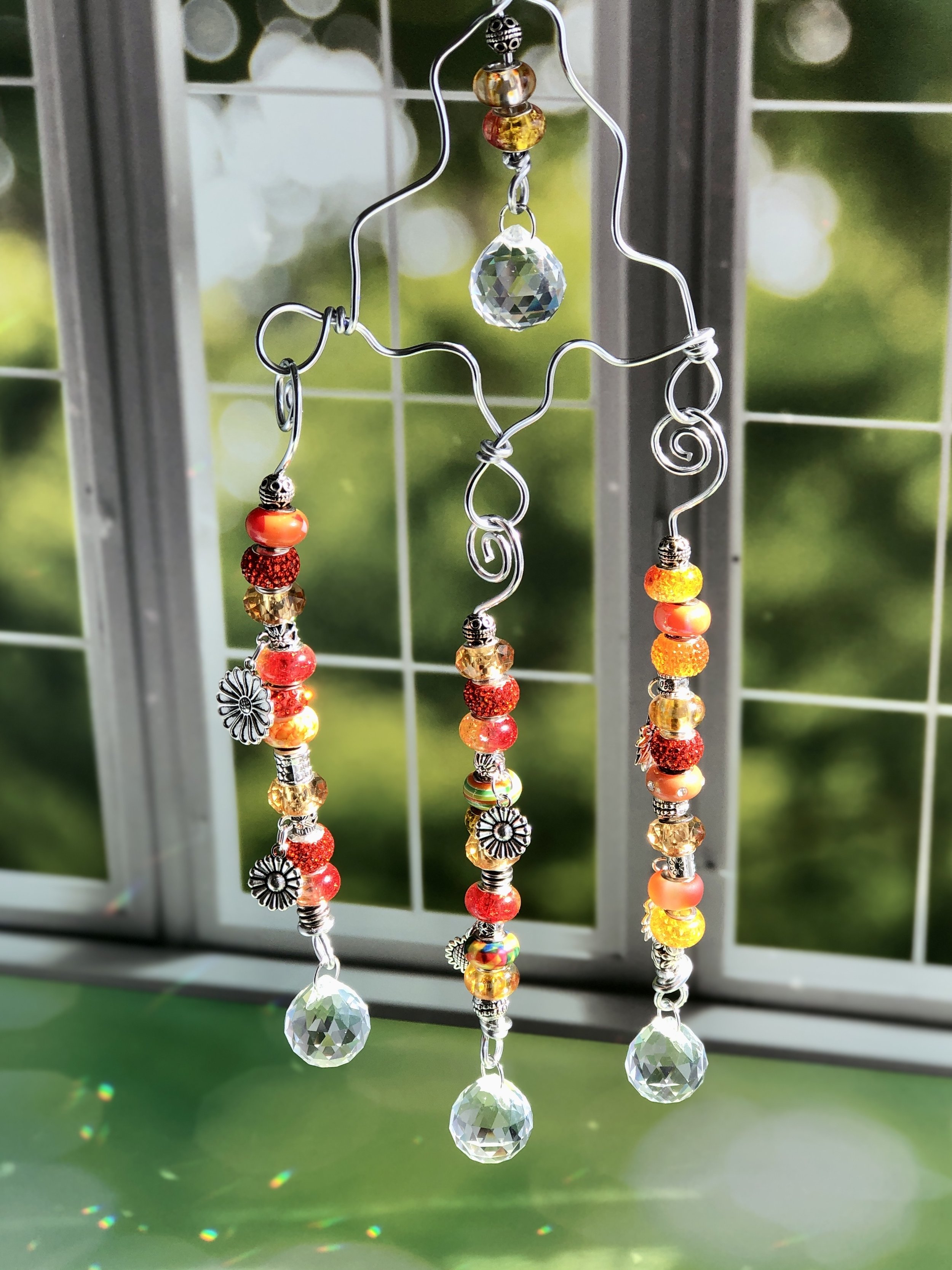 One-of-a-Kind Triple Strand Sun Catchers