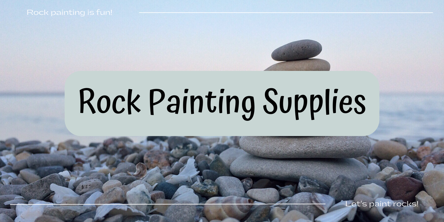 Easy rock painting tutorial for kids and adults with Artistro paint pens -  Flower painted rock 