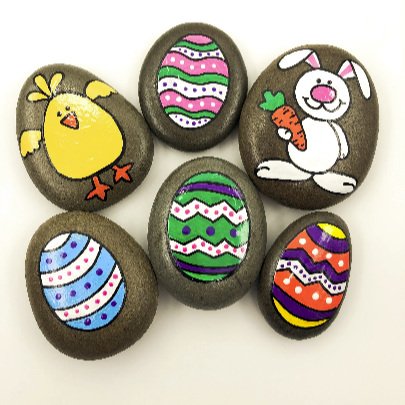 Small Painted River Rocks-custom Made to Order 