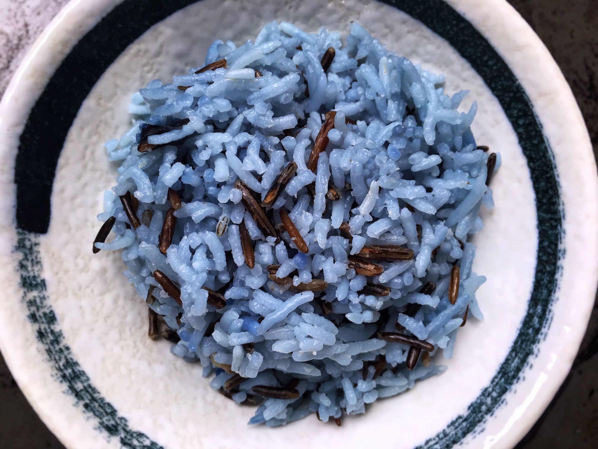 Blue rice