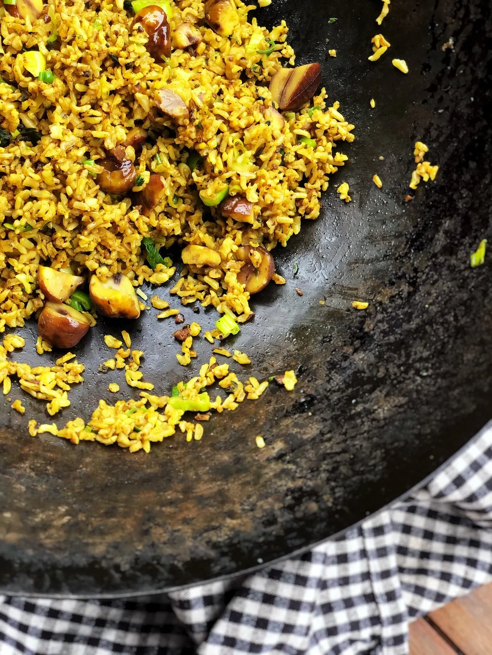 Vegan Truffled Fried Rice recipe — Celestial Peach