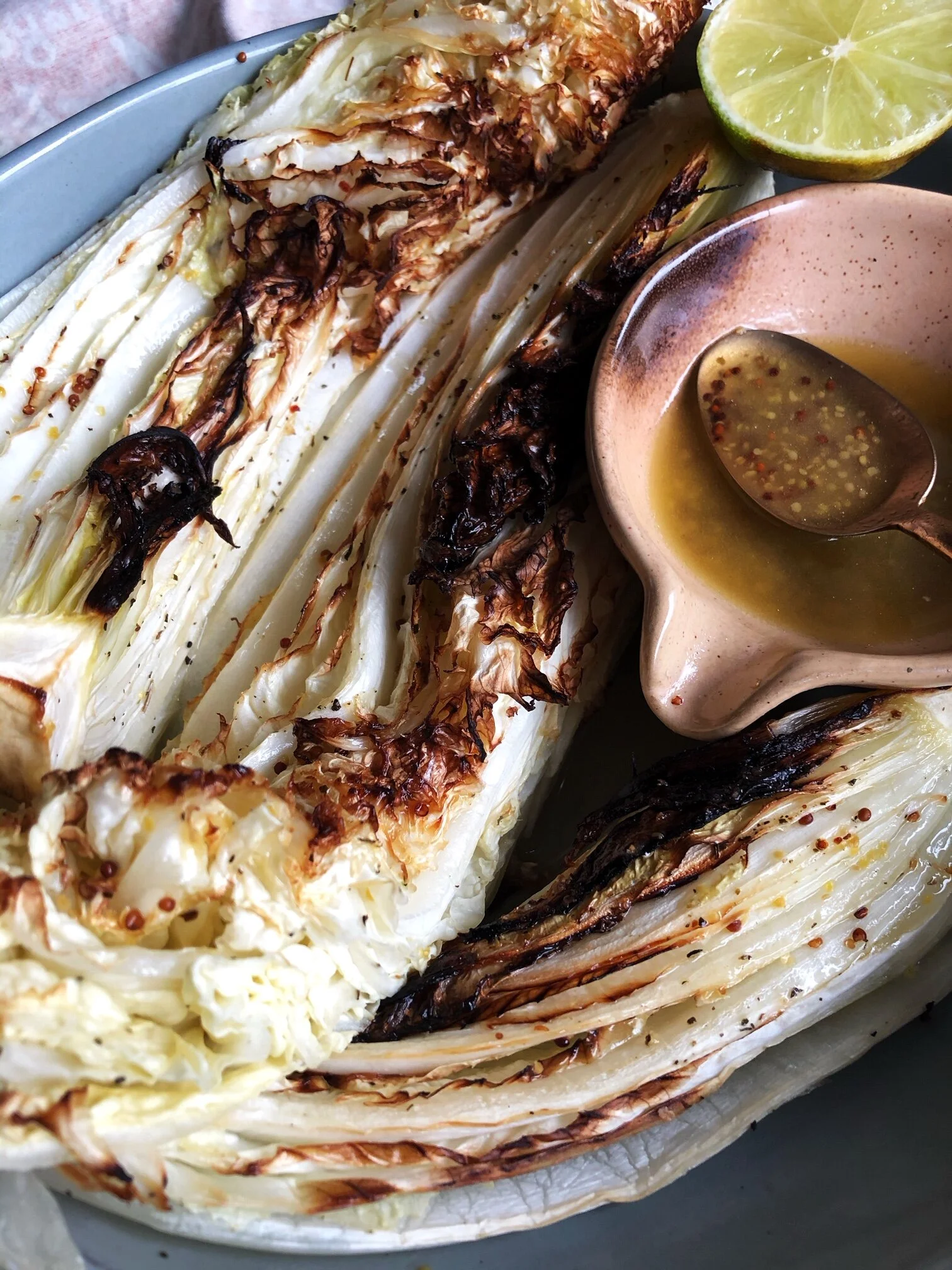 Vegan Recipe for Roasted Chinese Cabbage — Celestial Peach