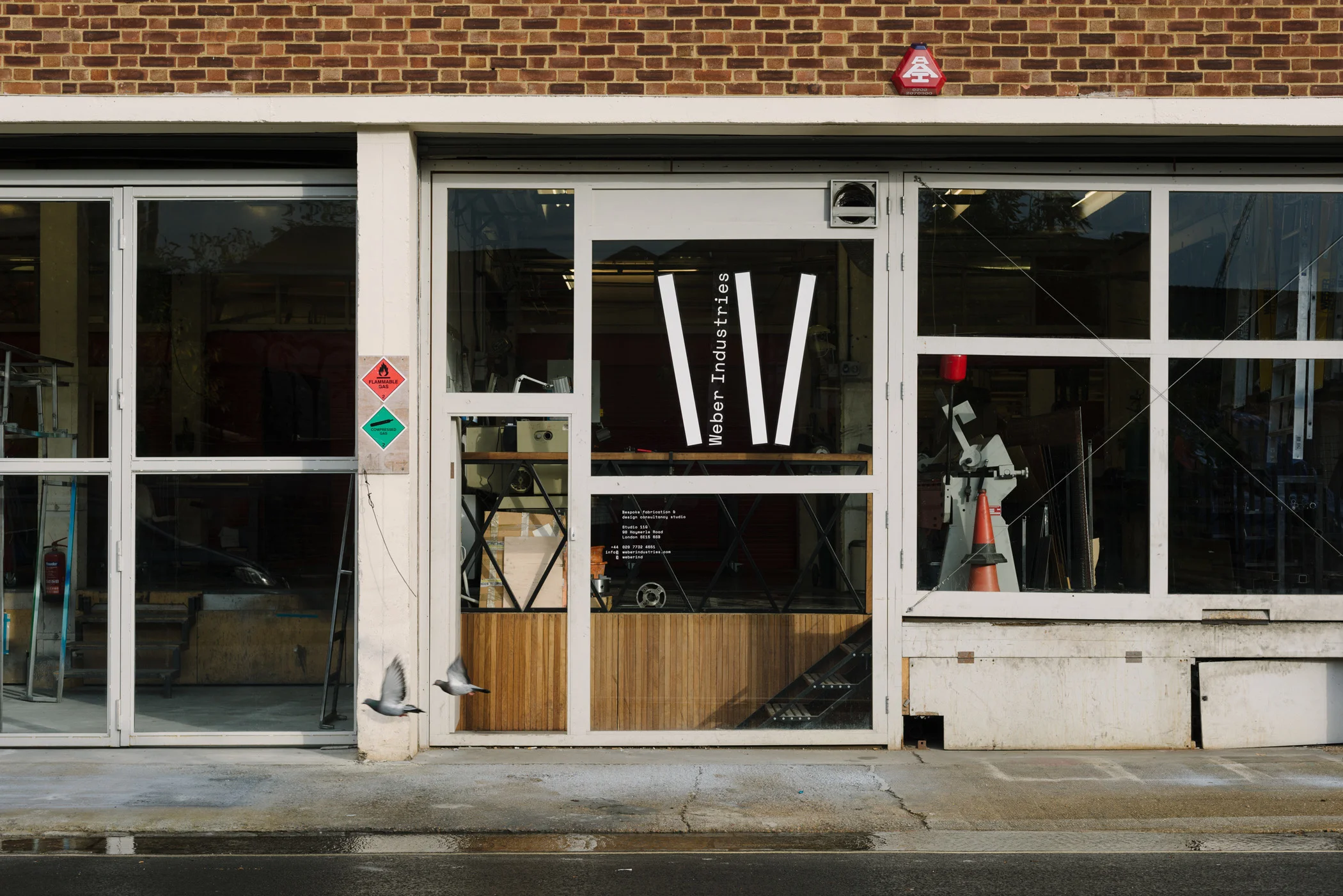 A series of images commissioned by Benedict de Silva and Art Department for Weber Industries , a specialist fabrication workshop based in South London.
