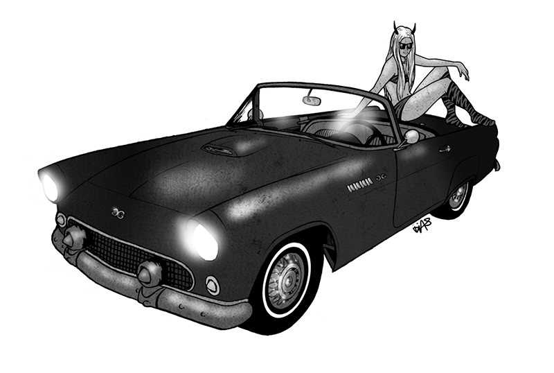Phase 2.5? This was made in 2011 around the ‘Devil Racer’ time for a print on a tote bag to be handed out at a festival.Phase 2.5??