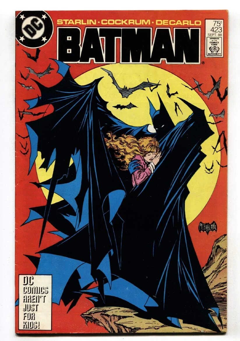 My analytical skills made up for my lack of super-hero drawing when I was young, as I was able to recognise a lot of DC and Marvel artists’ styles. This cover was drawn by Todd McFarlane. What stood out to me was that there was an error drawing Batman’s left ankle, when the above reference he used had not included any feet.