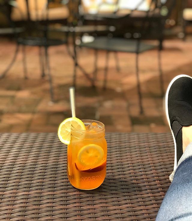 Happy Monday! Today our drink special is a very refreshing Southern Peach Tea. We use Ketel One Citron, Peach schnapps, sweet tea, and Gran Gala soaked peach slices. Yum!