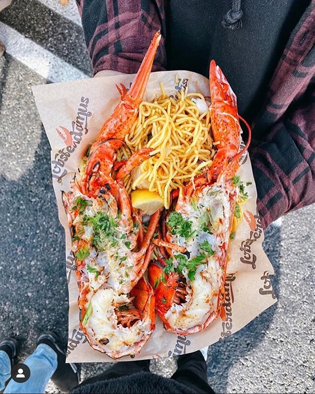 We are back this weekend at @lokels.only ! We&rsquo;ll be there starting tomorrow until Sunday for curbside pick up. Taking pre orders now. Swipe 👉 for details! Or click the link in our bio to order 🙌 📸: @eatwithadrian #LOBSTERDAMUS