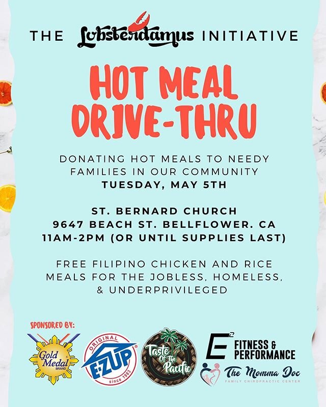 Back at it again tomorrow spreading love and giving back to our community ❤️ Please share! Special shout out to @st.bernard.school for hosting us and thank you to @taste_of_the_pacific @ezupshelters @e2fitandperformance @themommadc and Gold Medal Bra