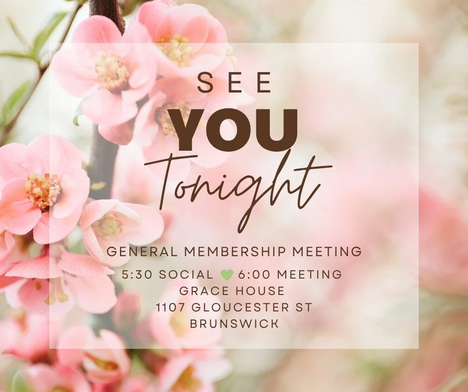 Tonight's the night! 🌺 We're so excited to see all of our members at the General Membership Meeting this evening. Social starts at 5:30 and the meeting begins at 6:00 at Grace House, 1107 Gloucester St, Brunswick. See you there! 💚
#JuniorLeague #GM