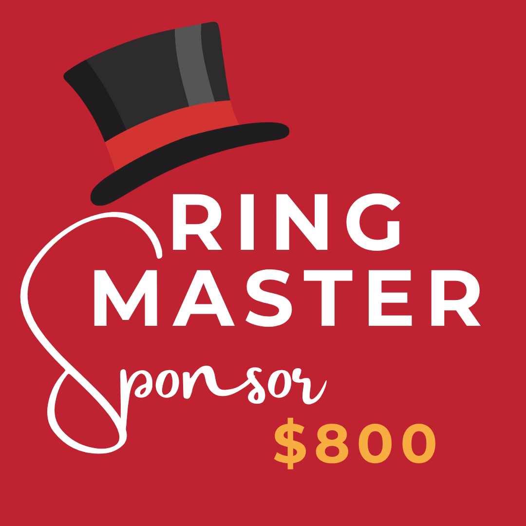 Ring Master Sponsor - Character Carnival - October 18