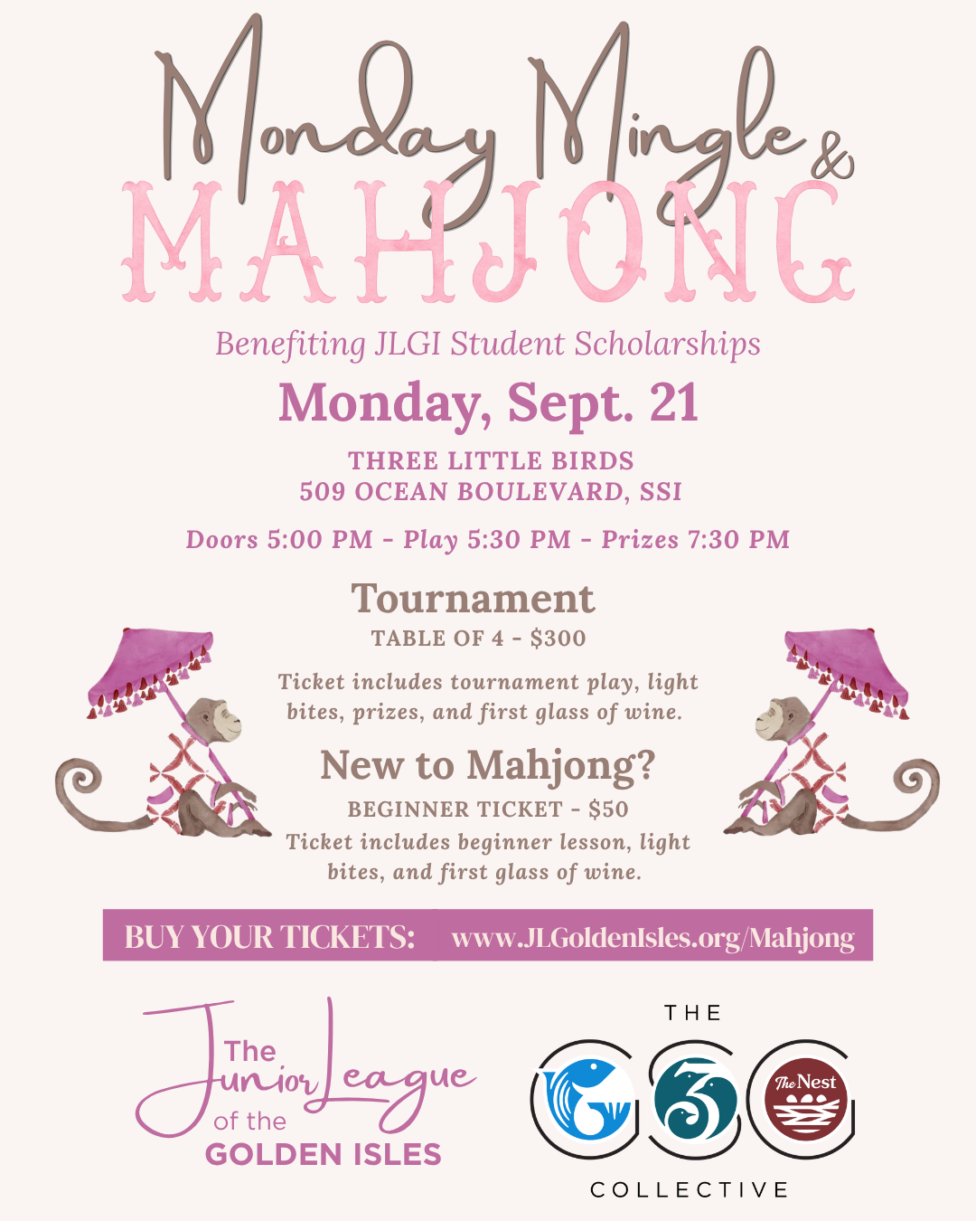 Monday Mingle & Mahjong - September 21, 2026