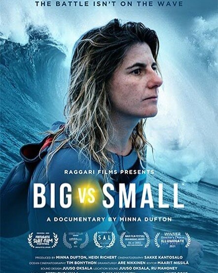The Brilliant @bigvssmallfilm is now out on @appletv @primevideo @youtube @googleplay it&rsquo;s an excellent film about so much more than big wave riding we love it thank you @joana_andrade_surf from director @raggarimorsian @tullstories 💙 #surffil