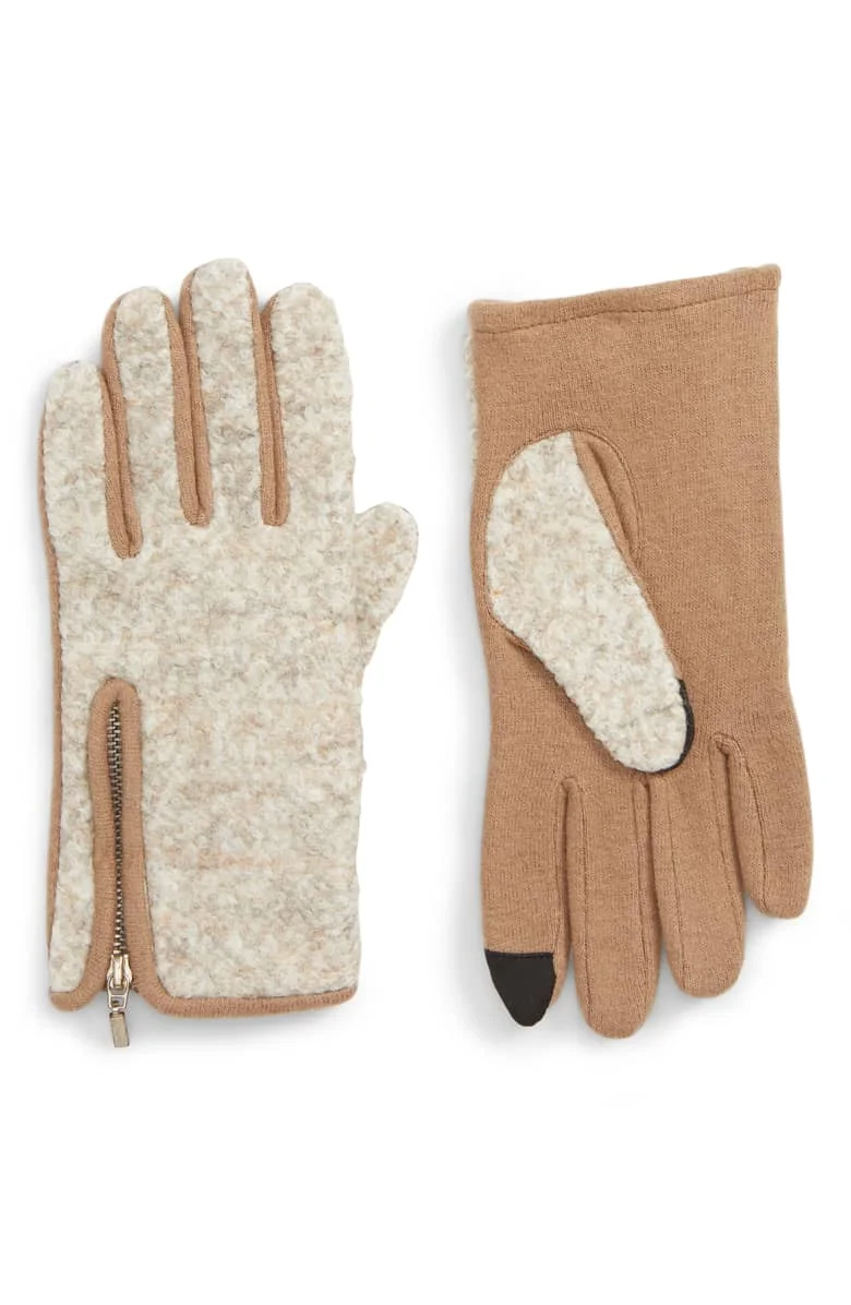 Zip Boucle Touchscreen Gloves.jpeg