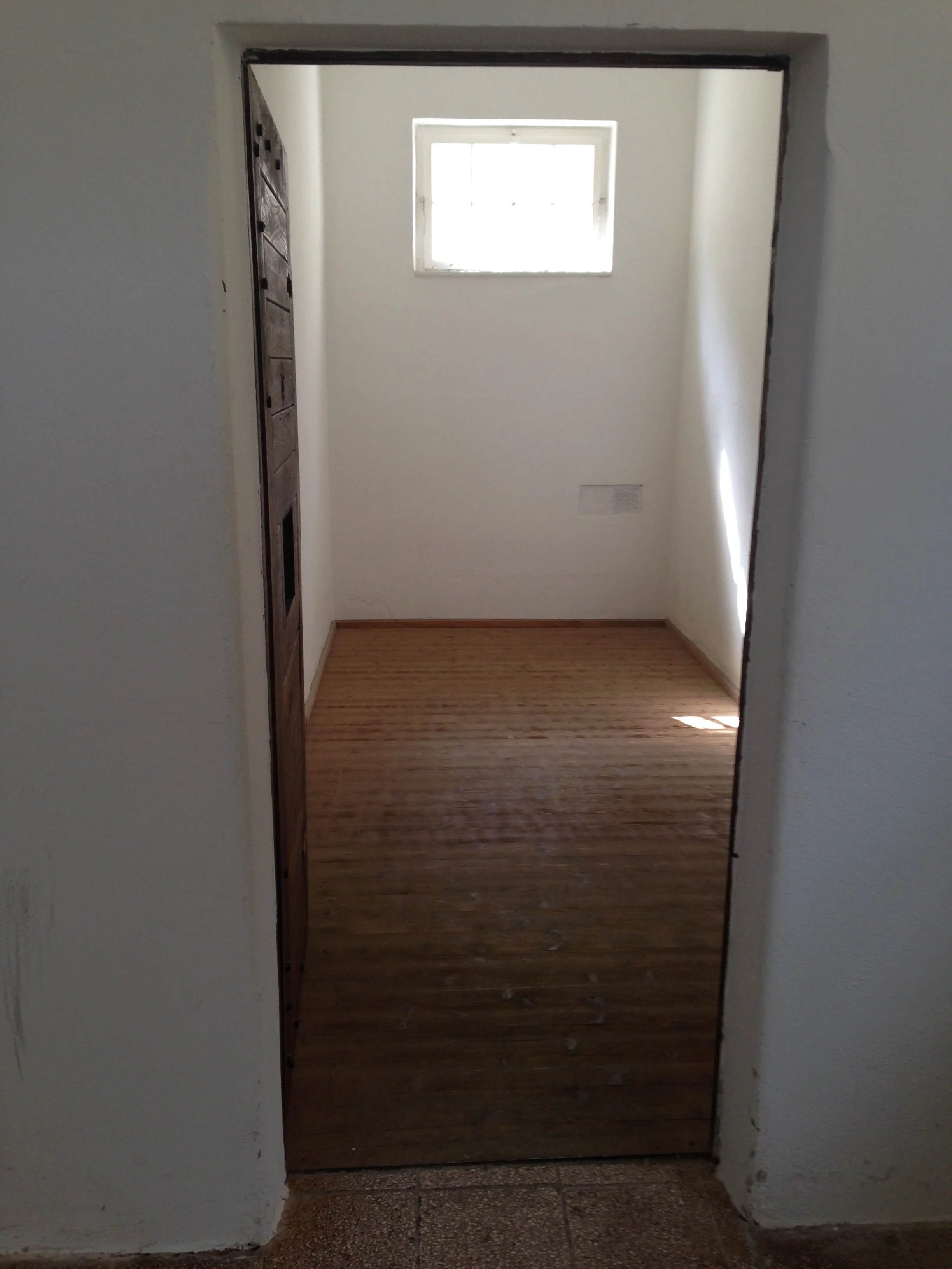 Holding cell at Flossenbürg.