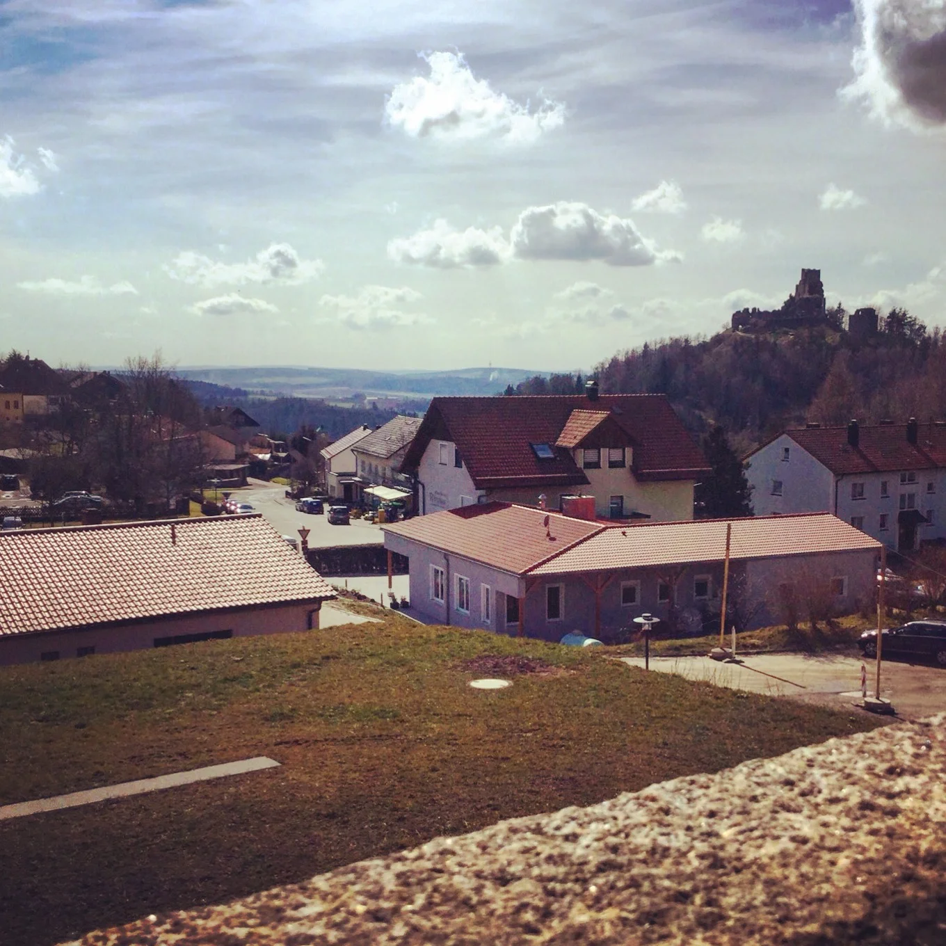Flossenbürg Castle, from the KZ. 
