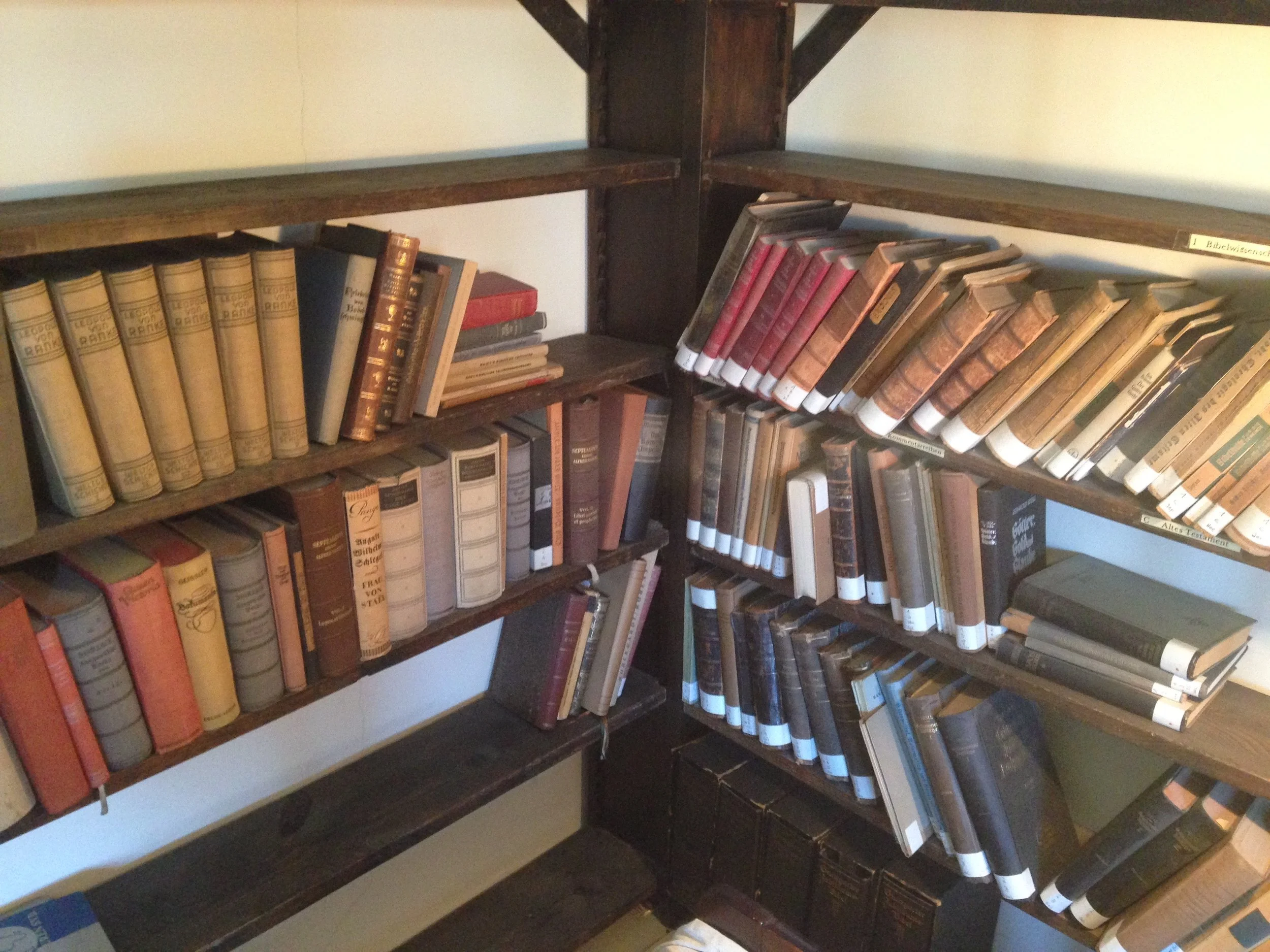 Dietrich's personal library. 