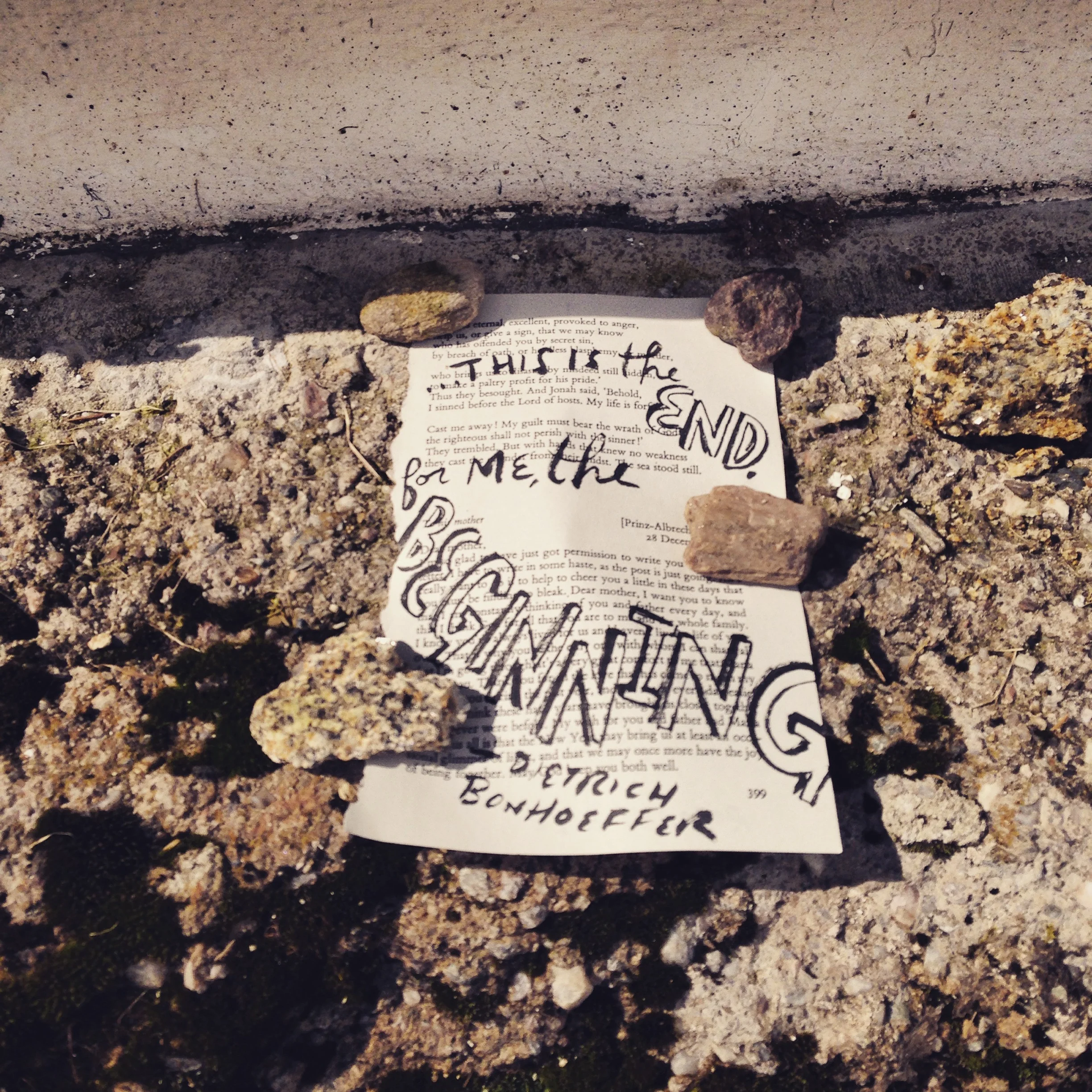A tribute I left for Dietrich. 