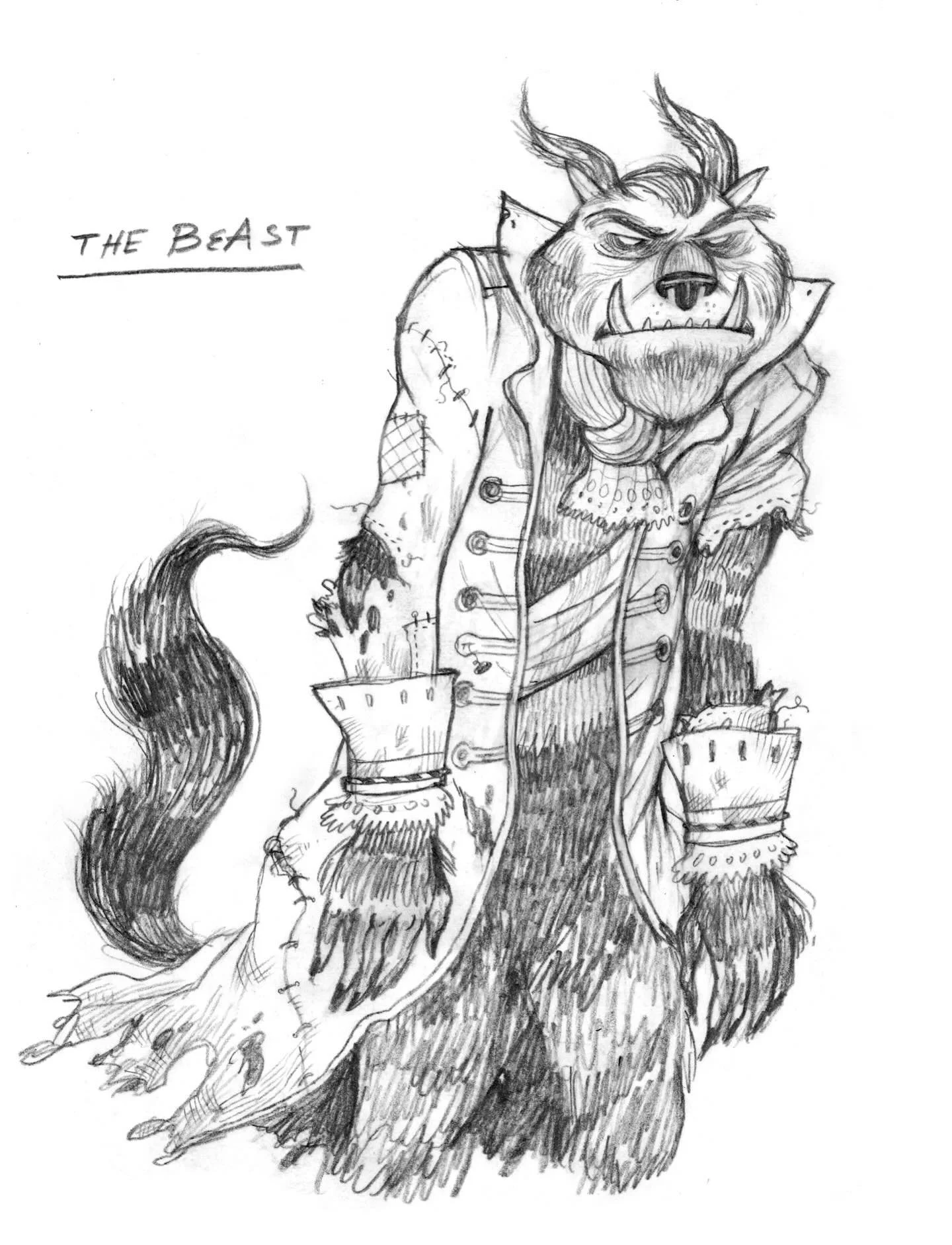 Throwback to when I auditioned for a reimagined picture book version of Beauty and the Beast. Still love these drawings- but it was too weird for Disney! #happylaborday